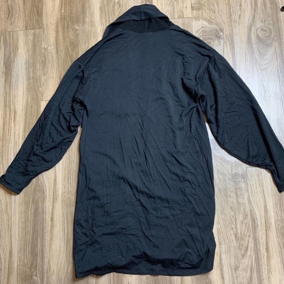 LIKE🆕JOAH BROWN O/S BLACK ETOILE SMOOTH CASHMERE SOFT OVERSIZED CARDIGAN JACKET - Picture 10 of 16